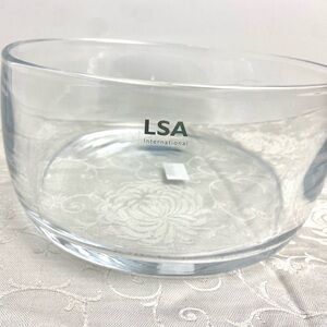 LSA Internacional Stylish Clear Glass Bowl